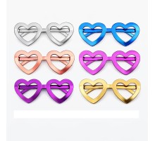 Kalp Şekilli Parti Gözlüğü 12 Adet – 6 Renk ( Camsız )