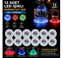 RGB LED Nargile Altı Işık 12’li Set