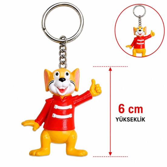 toptan-xml-dropshipping-Sevimli Fare Figürlü Anahtarlık 6 Cm