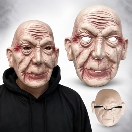 Korkunç Yaşlı Adam Gerçekçi İhtiyar Maske