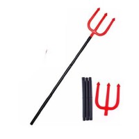 Kırmızı Renk Plastik Şeytan Çatalı 16x108 cm