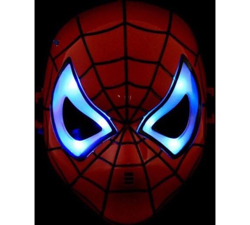 toptan-xml-dropshipping-Led Işıklı Spiderman Örümcek Adam Maskesi