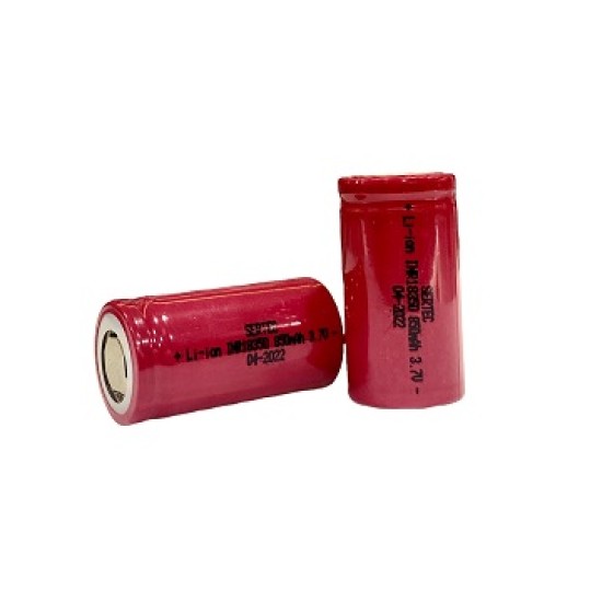 18350 3.7V 850 Mah Li-Ion Şarjlı Pil - 1C