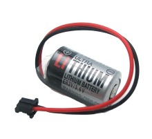 ER3V 3.6V 1/2AA Size Lithium Pil - Siyah Soket