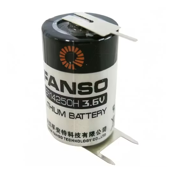 ER14250H 3.6V 1/2 AA Size Lithium Pil (Li-SOCL2) 3 PIN
