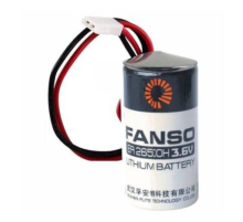 ER26500H Kablolu Konnektörlü (51005-2P) 3.6V Lithium Pil (Li-SOCL2)