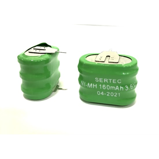 toptan-xml-dropshipping-3.6V 3S1P 160 Mah 2 Pin NI-MH Buton Pil