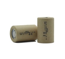 1.2V Ni-Cd  4/5 SC 1500 Mah Kağıt Şarjlı Pil 10C Başsız/Flat Head