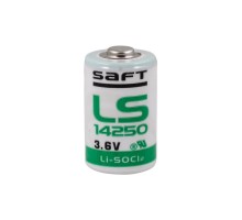 Saft LS 14250 3.6V 1/2 AA Size  Lithium Pil  (Li-SOCI2)