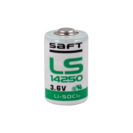 Saft LS 14250 3.6V 1/2 AA Size Lithium Pil (Li-SOCI2)