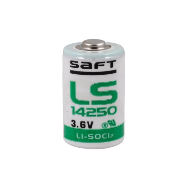 Saft LS 14250 3.6V 1/2 AA Size Lithium Pil (Li-SOCI2)