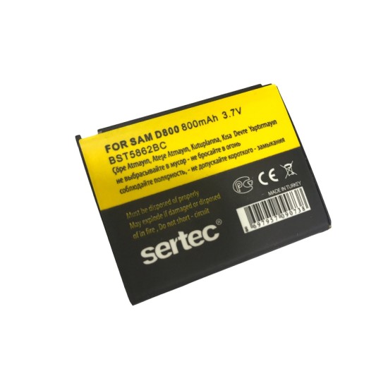 Samsung D808/D800 Uyumlu Batarya
