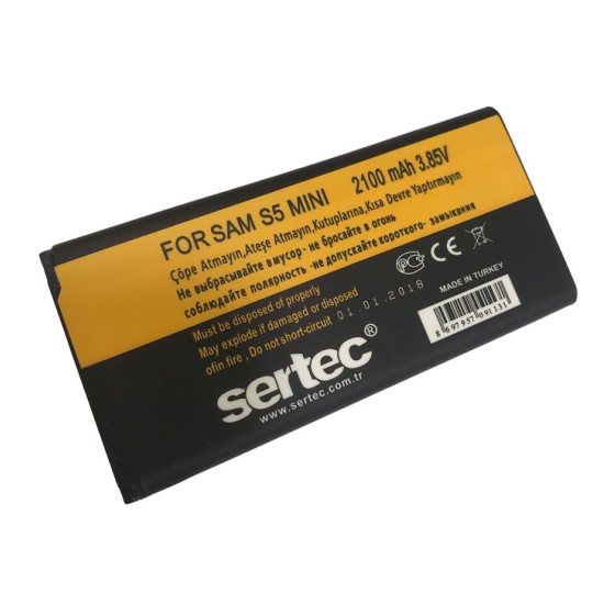 Samsung GALAXY S5 MİNİ-SM-G800F Uyumlu Batarya