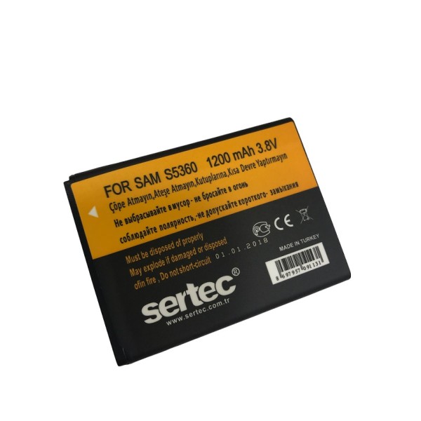 Samsung GALAXY Y Pro S5360 / B5510 Uyumlu Batarya