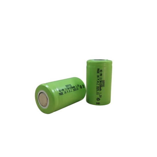 toptan-xml-dropshipping-1.2V 1200 Mah - 2/3A - Ni-MH Şarjlı Pil - Başsız / Flat Head
