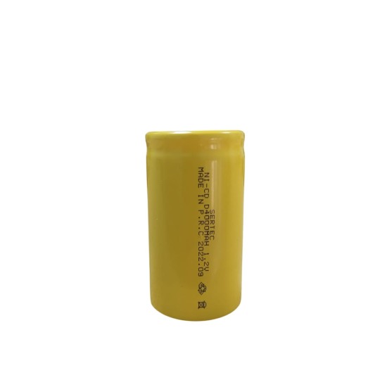 1.2V 4000 Mah - D Büyük Boy - Ni-CD Şarjlı Pil - (Başsız / Flat Head)