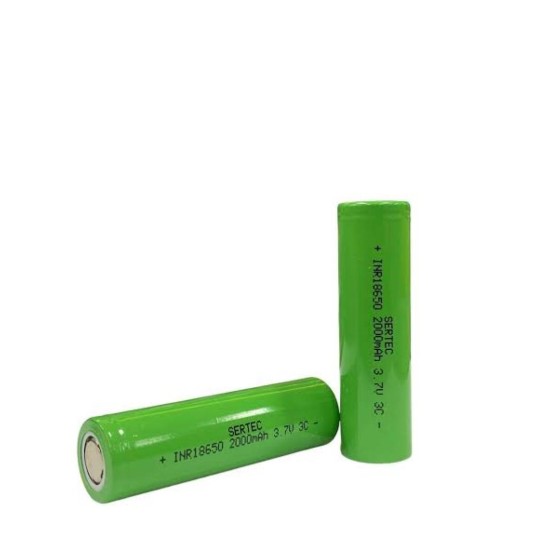 toptan-xml-dropshipping-18650 3.7V 2000 Mah 3C Li-Ion Şarjlı Pil