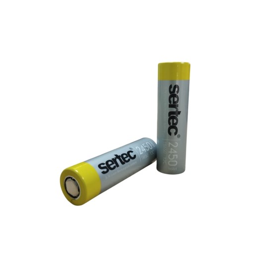 toptan-xml-dropshipping-18650 3.7V 2450 Mah 12C Li-Ion Şarjlı Pil