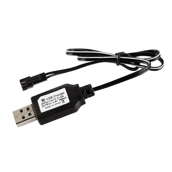 toptan-xml-dropshipping-4.8V NI-CD / NI-MH Oyuncak Bataryası USB Şarj Kablosu