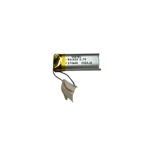 501530 3.7V 200mAh Li-Polymer Pil (Devreli/1.5A)