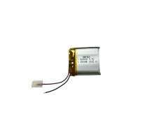 663032 3.7V 650mAh Li-Polymer Pil Devreli/1.5A