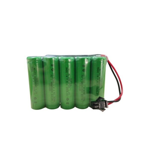 6V 5S1P AA 800 MAH KABLO + SİYAH KONNEKTÖRLÜ OYUNCAK PİLİ