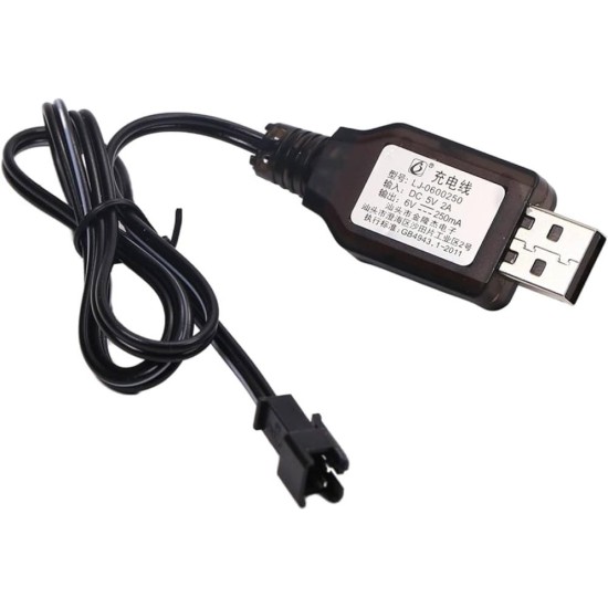 toptan-xml-dropshipping-6V NI-CD / NI-MH Oyuncak Bataryası USB Şarj Kablosu