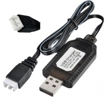 7.4V Li-ion SM-3P Soket Drone Bataryası USB Şarj Kablosu