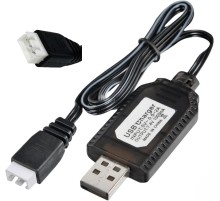 7.4V Li-ion SM-3P Soket Drone Bataryası USB Şarj Kablosu