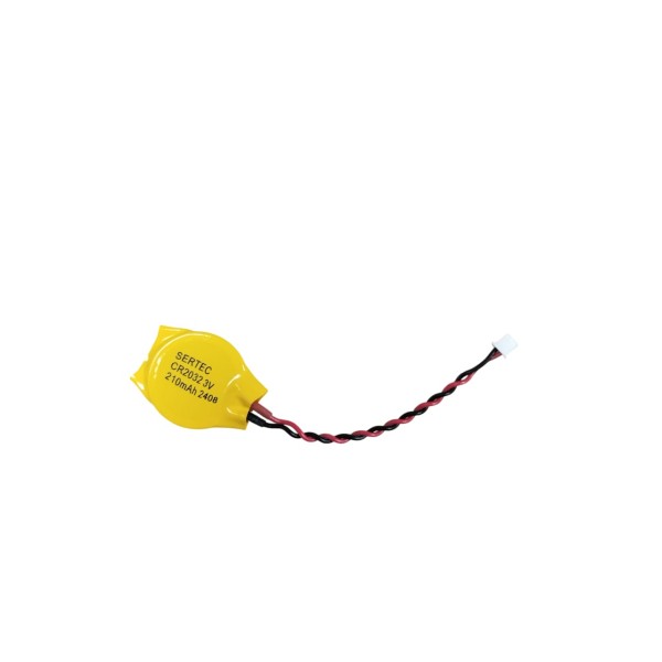 CR2032 3V Kablolu ( 6cm) + Konnektörlü Li-MnO2 Button Pil (Akıllı Tahta Versiyonu)