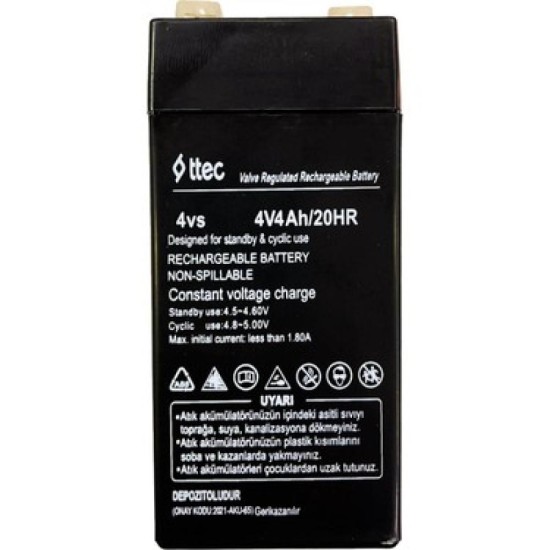 toptan-xml-dropshipping-4V 4 AH Kuru Bakımsız Akü