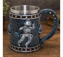 3D Astronot Tasarımlı Kupa Bardak