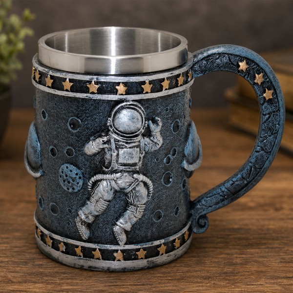 toptan-xml-dropshipping-3D Astronot Tasarımlı Kupa Bardak