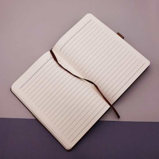 toptan-xml-dropshipping-Kutulu Altın Şeritli Deri Defter Ve Kahverengi Metal Roller Kalem Set