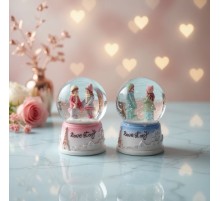 Love Story Işıklı Mini Kar Küresi