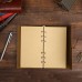 toptan-xml-dropshipping-Yaprak Desenli Deri Defter Ve Mor Metal Kalem Seti