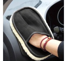 Mikrofiber Yün Araba Yıkama Eldiveni - Çizmez ve Yüksek Emici