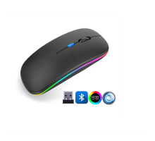 ZR215 Cba100 Rgb Siyah Şarjlı Mouse