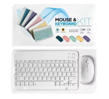 ZR20Km Beyaz Kablosuz Klavye Mouse Set
