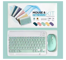 ZR20Km Yeşil Kablosuz Klavye Mouse Set