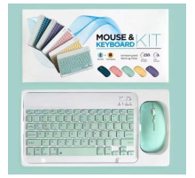 ZR20Km Yeşil Kablosuz Klavye Mouse Set