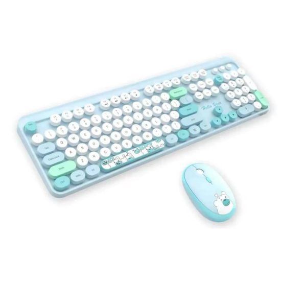 Mofii Zr513/M Sweet Mavi Klavye Mouse Set