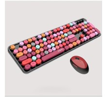 Mofii Zr513/K-S Sweet Kirmizi/Siyah Klavye Mouse Set