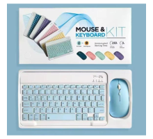 ZR20Km Mavi Kablosuz Klavye Mouse Set