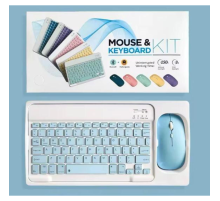 ZR20Km Mavi Kablosuz Klavye Mouse Set