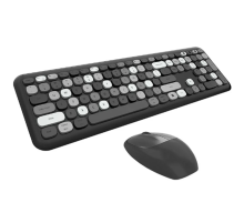Mofii No666 Siyah Gri Klavye Mouse Set