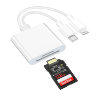 ZR636 Type-C Lightning Camera Storage Card Reader