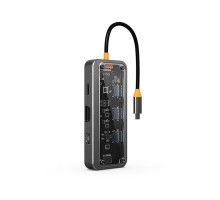 ZR663 Type-C 8 İn 1 Multı Functıonal Hub Statıon
