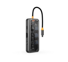 ZR663 Type-C 8 İn 1 Multı Functıonal Hub Statıon