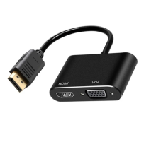 ZR723 Dp To Hdmı+Vga Çevirici